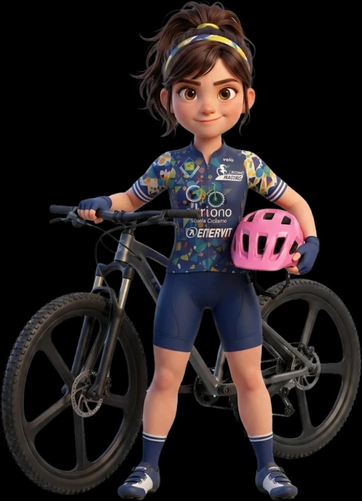 Vittoria con la mountain bike della Scuola Triono