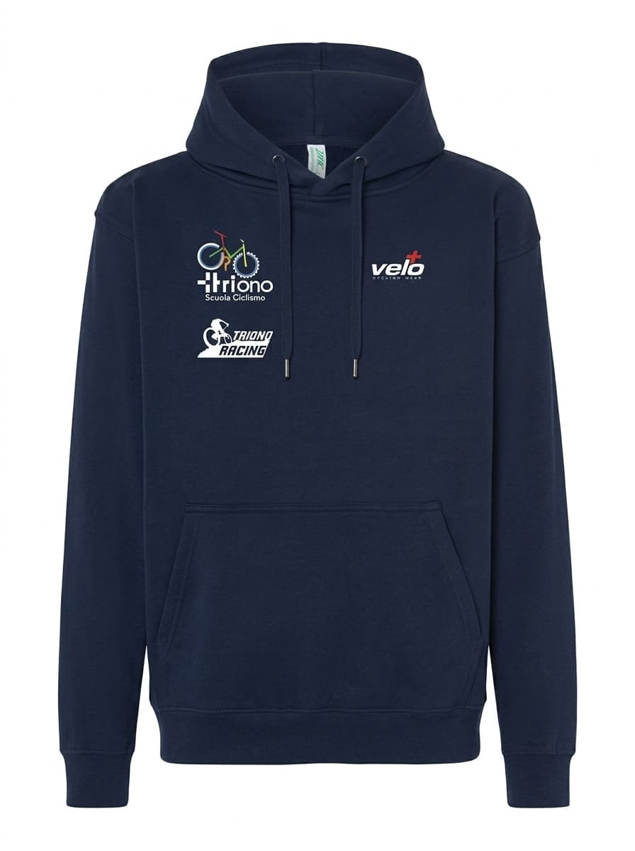 Felpa del team Triono — capo lifestyle pre/post allenamento Scuola di Ciclismo Terni